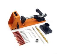 Kit de Positionnement Métal Léger pour Menuisier Pro | Alliage d' pour aluminium, interface d'aspiration, trous inclinés pour précis, travail pour poussière, pour idéal intérieur
