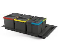 Kit de poubelles à base Recycle pour tiroir de module 900 mm 12 L, 6 L, 6L