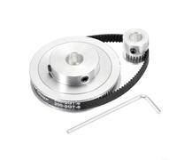 Kit de poulie synchrone haute pour tour, 20T 8 mm et 80T 10 mm alésage en aluminium avec courroie et outil d'installation