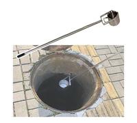 Kit de prélèvement d'eau flexible avec louche rotative, perche télescopique portable rétractable et bécher gradué de 500/1000 ml for rivières et lacs.(500ML,1.11-3.0m(3.6-9.8ft))