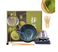 Kit de Préparation du, Accessoires Cérémonie Thé Traditionnelle, Ustensiles de Cérémonie du Thé Japonaise pour Relaxation à Domicile Pratique Matinale Bien-être et Méditation