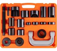 Kit de presse à rotule, 21 pièces, kit d'outils, presse en C, outils de démontage et d'installation de rotules, pour la plupart des voitures 2WD et 4WD, kit de réparation de rotules à usage intensif p