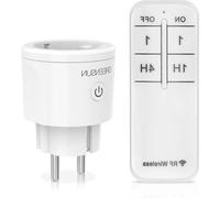 Kit de prises intelligentes 16 A, 3680 W avec télécommande -intelligente pour l'intérieur