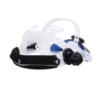 Kit de Protection pour Cagoule de Soudage Réglable, Blanc | Structure Plastique et Tissu, Bandeau Absorbant Lavable, Sangle de Rechange, pour Casques Auto-obscurcissants