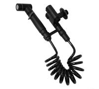 Kit de pulvérisateur de bidet portable avec tuyau à ressort 2. - Douche de toilettes à pression réglable pour couches en tissu de bébé et baignoire pour animaux domestiques - Valve en laiton ABS