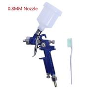 Kit De Pulvérisateur De Peinture Hvlp, Pistolet À Air Professionnel H-2000, Mini Aérographe Avec Buse 0,8/1,0mm