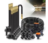 Kit de pulvérisation universel à flexion libre, 30-5m, tuyau de 5/8mm, système de refroidissement par brumisation pour Patio, bricolage des plantes de jardin, arrosage et Irrigation only PE Hose