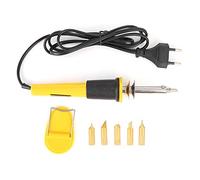 Kit de Pyrogravure 7 Pièces 40W - Stylo À Brûler et Fer À Souder pour Cuir et Bois - Outil Électrique Artisanal avec Poêle