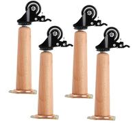 Kit de quincaillerie pour échelle de bibliothèque coulissante rétractable Noire - Kit de roulement Fluide avec Roues silencieuses, Freins et Patins pour Un accès Facile dans Les bibliothèque