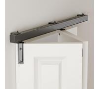 Kit de quincaillerie pour porte coulissante pliante à rail, 48 pouces, pour 2 portes, à fixer au mur