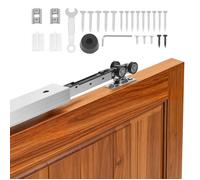 Kit de Quincaillerie pour Porte Coulissante Rail 144,1 cm-VEVOR-Système Coulissant pour Porte à Galandage