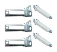 Kit de quincaillerie pour porte intérieure à deux volets avec pivot supérieur et composants de pivot en métal pour panneaux de porte de 2,5 cm à 4,5 cm