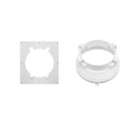 Kit de raccord de tuyau AC portable pour plaque d'étanchéité Midea 13-18 cm | Connecteur de tuyau ABS AC, compatible avec les conduits de 13/15/18 cm, facile à installer, réduit les pertes d'énergie