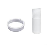 Kit de raccord de tuyau d'échappement pour climatiseur Midea - Compatible avec KY-35 - Résistants à la chaleur - Adaptateurs d'aération de 15 cm avec tuyau portable de 1,5 m
