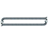 Kit de raccordement BWT HT LF, longueur 800 mm, 2 tuyaux en acier inoxydable, sans plomb, 1 pièce