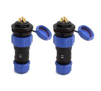 Kit de raccordement d'avion SP13 3 broches IP68 étanche pour éclairage LED industriel 220 V 5 A Bleu