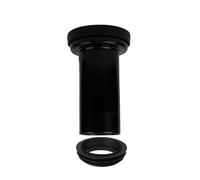 Kit de raccordement de toilettes, joint d'étanchéité mural pour tuyau d'évacuation pour salle de bain et plomberie (220 mm + bague d'étanchéité)