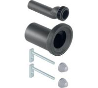 Kit de raccordement Geberit pour WC mural d110 mm, coudé, rehausse 2,5 cm, 1 pièce.