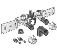 Kit de raccordement KE Kelit KELOX ULTRAX, 20 raccords de 1/2", entraxe de 15 cm, avec siphon de diamètre 50 mm, 1 pièce.