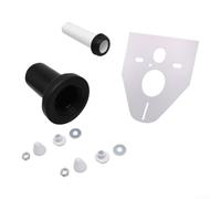 Kit de raccordement mural pour WC Geberit 152.426.46.1 | Tuyau d'insonorisation D90/110 mm 185 mm Matériau PP haute résistance Kit d'installation complet avec vis, écrous et joints