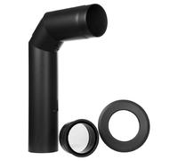 Kit de raccordement poêle à bois, sortie au-dessus - Tecnovis TEC-Stahl 120 mm
