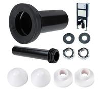 Kit de raccordement pour chasse d'eau murale, diamètre du tuyau en PVC 90/110, longueur 180 mm, compatible avec Geberit Duofix 405.116.00.1 - Tuyau de vidange mural (modèle :