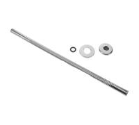 Kit de Raccordement pour Urinoir en Acier Inoxydable, Argenté | Tube Ondulé, Joints en Caoutchouc, Écrou de Blocage, Installation Simple pour Lieux Très Fréquentés