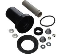 Geberit - Jeu de manchettes pour cuvette suspendue 185 mm, chromé mat (152.404.46.1)