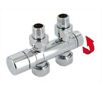 Kit de raccordement Zehnder U M30x1,5, forme d'angle ou droite, blanc, 1 pièce.
