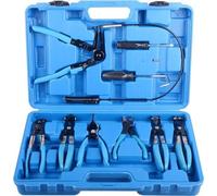 Kit de raccords de câbles à longue portée pour l'automobile - 9 pièces - Outils pour vidange d'huile de voiture - Bleu