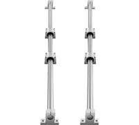 Kit de rail de guidage linéaire SucceBuy, SFC20 1000 mm, 2 rails SFC20 de 39,4 pouces, 4 blocs SC20, 4 supports de rail, kit de machine d'automatisation CNC