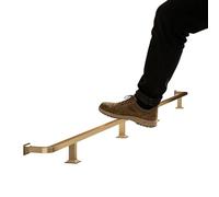 Kit de rail de pied de bar monté au sol, repose-pieds long en métal personnalisé pour comptoir de bar, table haute, salon VIP, supports de repose-pieds en acier inoxydable