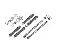 Kit de rallonge (12 cm) pour plaque d'actionnement de WC Planus/Ambia/Base/loop/square, 9820030,