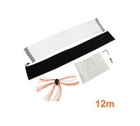 Kit de ramonage 12m Nylon Flexible Hérisson de Ramonage Synthétique Nettoyage