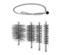 Kit de Ramonage Acier Inoxydable pour Cheminée et Poêle à Pellets - Brosses 30-150mm Nettoyage Conduit