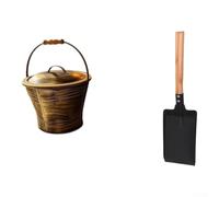 Kit de Ramonage pour cheminée Complet avec Hérisson et Canne Flexible pour Poêle à Granules - Nettoyage Conduit Fumisterie Adaptateur Inclus(2-piece set)