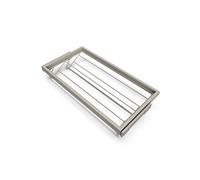 Emuca - Kit tiroir à Chaussure avec glissières à Fermeture Douce pour Armoire, réglable, Module 900mm, Gris Pierre