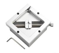 Kit de reballage gabarit de fixation avec support de table de 90 mm et 10 pochoirs en métal pour BGA Chip Ball Remplacement de la plate-forme argentée robuste multiple (90 mm pour gabarit bga