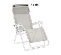 Kit De Rechange Fauteuil Relax Transat Jardin - Chaise Longue : 48 Cm - Rsx/futura - Batyline® Duo - Gris Galet - Lafuma Mobilier