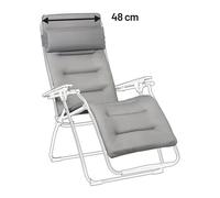 Kit De Rechange Fauteuil Relax Transat Jardin - Chaise Longue : 48 Cm - Rsx/futura - Becomfort® - Gris Silver - Lafuma Mobilier
