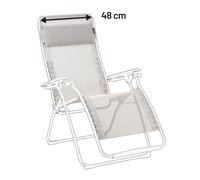 Kit De Rechange Fauteuil Relax Transat Jardin - Chaise Longue : 48 Cm - Rsx/futura - Batyline® Iso - Beige Seigle - Lafuma Mobilier