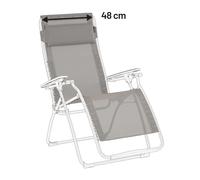 Kit De Rechange Fauteuil Relax Transat Jardin - Chaise Longue : 48 Cm - Rsx/futura - - Gris Terre - Lafuma Mobilier