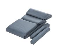 Kit De Rechange Fauteuil Relax Transat Jardin - Chaise Longue - Rpl6 - Simili Cuir - Gris Tempete - Lafuma Mobilier