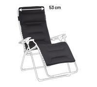 Kit De Rechange Fauteuil Relax Transat Jardin - Chaise Longue Xl : 53 Cm - Rsx Xl/futura Xl - Aircomfort® - Noir Acier - Lafuma Mobilier