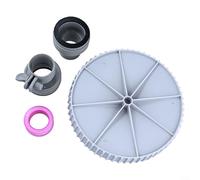 Kit de rechange pour pompe à sable Skimmer compatible avec Summer Wave Sfx1000 Sfx1500 Plus pour Intex 10722 25009 avec adaptateurs de tuyau de type B et joints en caoutchouc pour un débit d'eau
