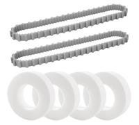 Kit de rechange pour robot nettoyeur piscine: 2 courroies 9985006-r2 et 4 anneaux 6101611-r4