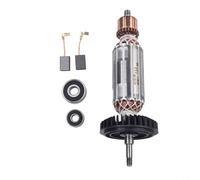 Kit de rechange pour rotor d'armature compatible avec meuleuse d'angle Makita 9556 9557 9558 9556NB 9556HN 9557NB 9557HN 9557PB 9558NB 9558HN 9558PB, comprend (220 V)