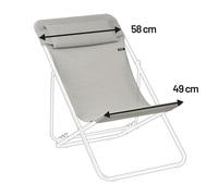 Kit De Rechange Transat - Maxi Transat + - Batyline® Duo - Gris Galet - Lafuma Mobilier