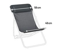 Kit De Rechange Transat - Maxi Transat + - Batyline® Duo - Gris Obsidian - Lafuma Mobilier
