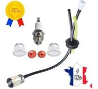 Kit de Recharge de Carburateur - HAOPYOU - ECHO BRD - Bougie d’Allumage - Pompe d’Amorçage - 3 Tuyaux d'Essence